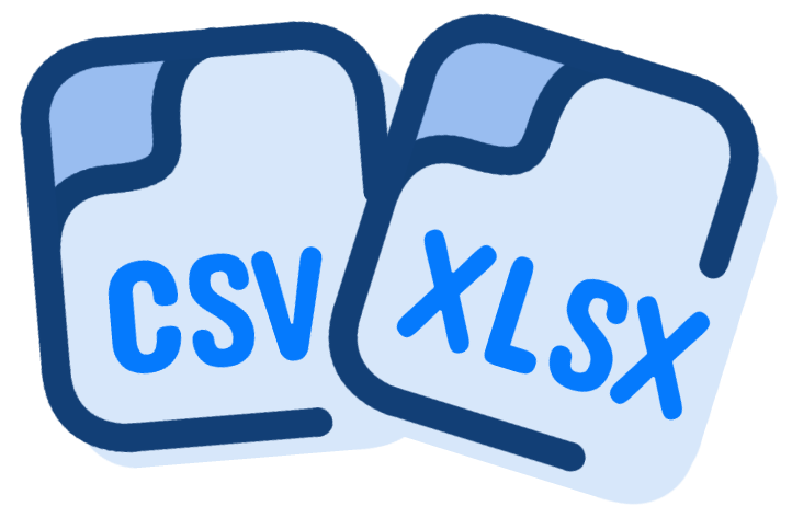 excel, csv 아이콘